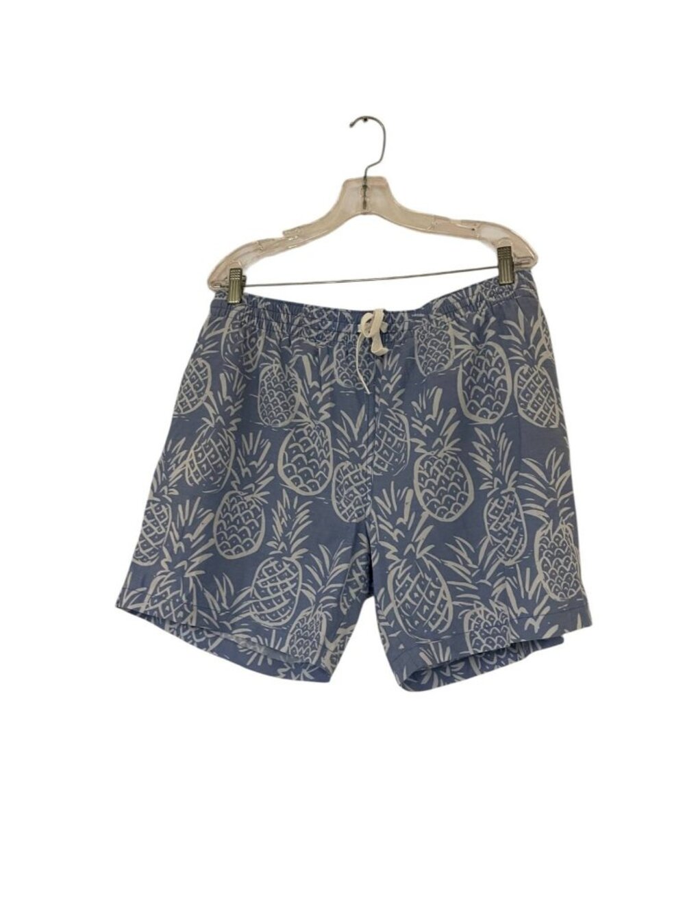 Chubbies Men's Swim Trunks XL 5.5 Inch Inseam Blue Pineapple Print Board Shorts